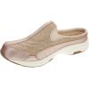 image:imageEasy Spirit Womens Traveltime 706 ClogBronze LeatherNatural Woven Multi