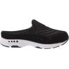 image:imageEasy Spirit Womens Traveltime MuleBlack White Suede