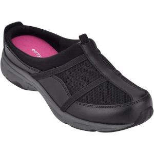 image:imageEasy Spirit Argyle Womens Slip OnBlack Leather