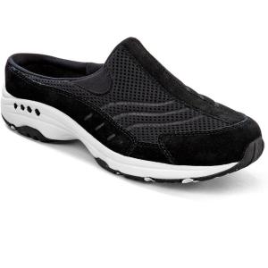 image:imageEasy Spirit Womens AP1 Sport Walking ShoesBlack Suede