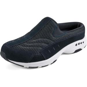 image:imageEasy Spirit Womens Traveltime MuleNavyWhite Suede