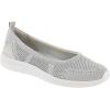 image:imageEasy Spirit Womens Glitz2 Ballet FlatsSilver 040