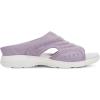 image:imageTraciee Slip On SandalsPurpleglittercanvas