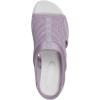 image:imageTraciee Slip On SandalsPurpleglittercanvas