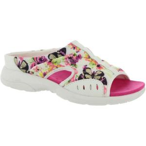 image:imageEasy Spirit Womens Traciee Slide SandalWhitemultifloral