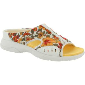 image:imageEasy Spirit Womens Traciee Slide SandalWhiteorangeyellowfloral