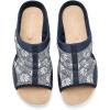 image:imageEasy Spirit Womens Traciee Slide SandalDark Blue Floral Multi
