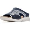 image:imageEasy Spirit Womens Traciee Slide SandalDark Blue Floral Multi