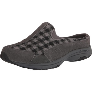 image:imageEasy Spirit Womens Traveltime90 MuleGreyBlack Plaid