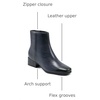 image:imageSidney Dress BootiesNavy Leather