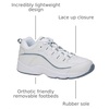 image:imageEasy Spirit Romy 12WhiteMedium Blue Leather