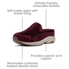 image:imageEasy Spirit Traveltime762Wine SuedeWine Velvet
