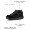 image:imageEasy Spirit Womens AP1 Sport Walking ShoesBlack Leopard