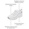 image:imageEasy Spirit Womens Romy Walking SneakersWhitelight Grey