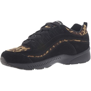 image:imageEasy Spirit Womens AP1 Sport Walking ShoesBlack Leopard Suede