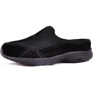 image:imageEasy Spirit Womens AP1 Sport Walking ShoesBlackDark Grey Suede