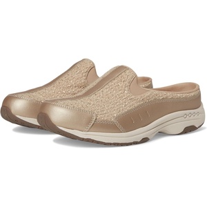 image:imageEasy Spirit Womens AP1 Sport Walking ShoesGold LeatherNatural Sequin Boucle