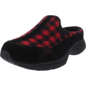 image:imageEasy Spirit Womens Traveltime MuleBlackplaidred