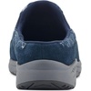 image:imageEasy Spirit Womens Traveltime815 Quilted Floral and Suede Mule Blue 400 95M