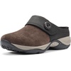Dark Brown Suede/Black