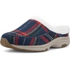 image:imageEasy Spirit Womens Travelslip IndoorOutdoor Slipper Navy Plaid 403 95M