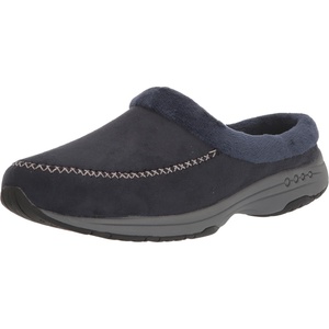 image:imageEasy Spirit Womens Travel Slip 2 Faux Fur Slip On Mule SlippersDark Blue